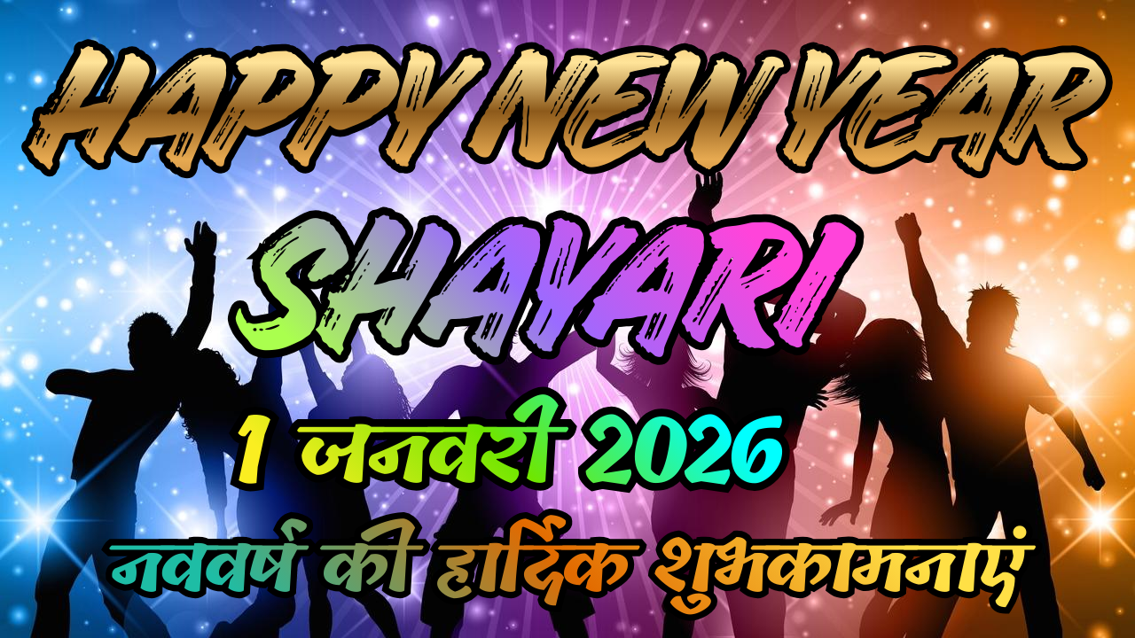 Happy New Year Shayari 2026 नए साल की बेस्ट शायरी और शुभकामनाएँ